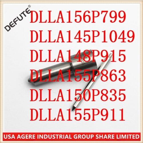 4pcs injector nozzle DLLA156P799 DLLA145P1049 DLLA148P915 DLLA155P863 DLLA150P835 DLLA155P911 common rail fuel nozzle