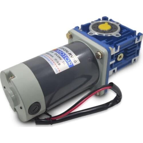 5D120GN-RV30 DC12V/24V 120W 1800rpm DC gear motor worm gear gearbox high torque gear motor / output shaft diameter 14mm