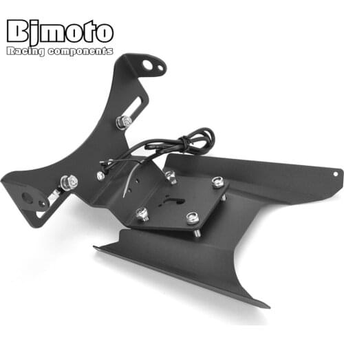 For Duke390 2017 2018 2019 Motorcycle License Plate Bracket Holder Plate light Alumium For Duke-390 2017-2019 durable