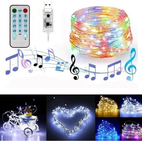 ESMARTER LED String Lights With Transparent Wire