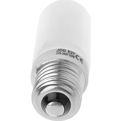 JDD E27 220-240V 150W Photography Flash Bulb Modeling LED Strobe Lamp QXNF