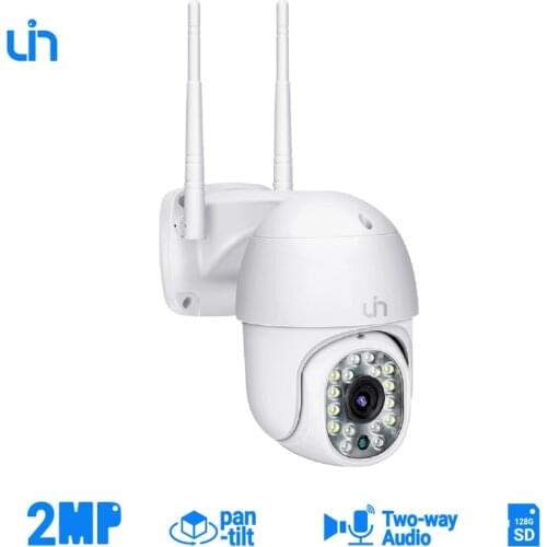 UIN 2MP WiFi Security Camera IR Indoor/Outdoor Two-Way Audio Microphone Speaker Onvif 30m Wireless Camera