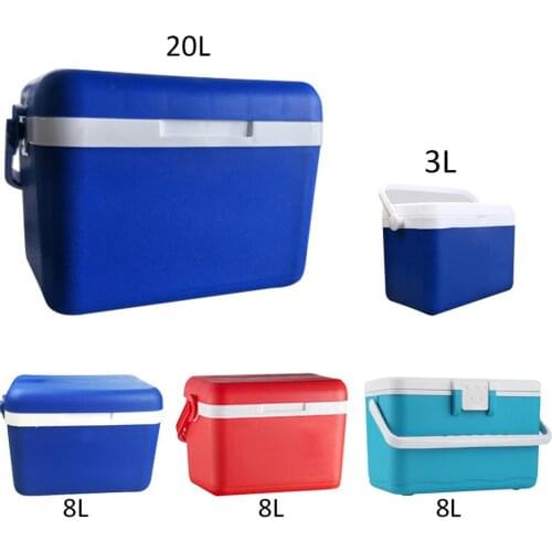3L 8L 20L Outdoor Car Insulation Box Car Cooler Box Ice Organizer Medicine Preservation Box Home Barbecue Fishing Box