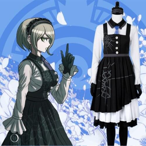 Danganronpa V3 Tojo Kirumi Cosplay Costume Japanese Game Anime Uniform Suit Outfit Clothes Halloween Carnival Cosplay Maid Dress
