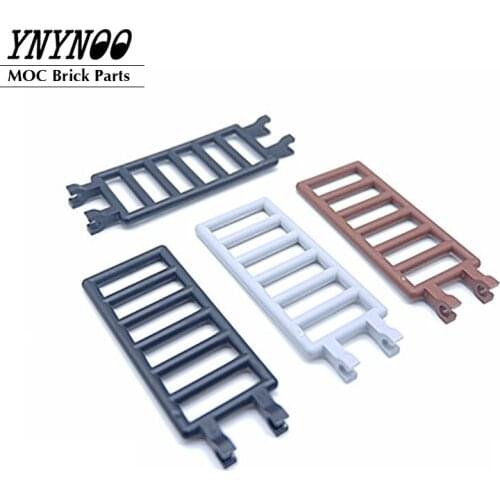 20Pcs/lot Ladders and Fences 3020 Bars 7x3 with Double Clips (Ladder) City Building Block MOC Spare Bricks Parts DIY Toys Gifts