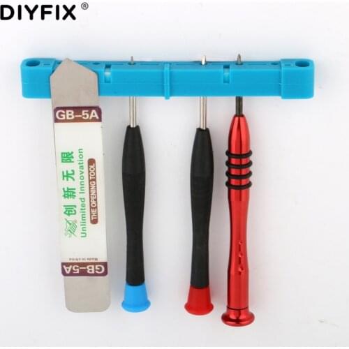 DIYFIX 4.7" Magnetic Tool Holder Bar Organizer Storage Rack Tool With Strong Magnet Storage For Garage Workshop Metal LS'D Tools