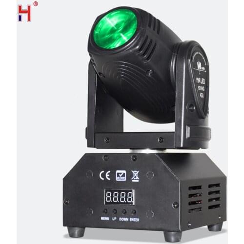 Led Stage Lighting DMX Channel 11CH Or 13CH Small LED moving beam 10W rgbw colours Moving Head Lighs