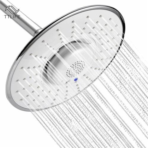 TTLIFE 2.5GPM Music Shower Head with Wireless Bluetooth Speaker High Pressure Music Showerhead Jet ABS Removable Shower Top 2019