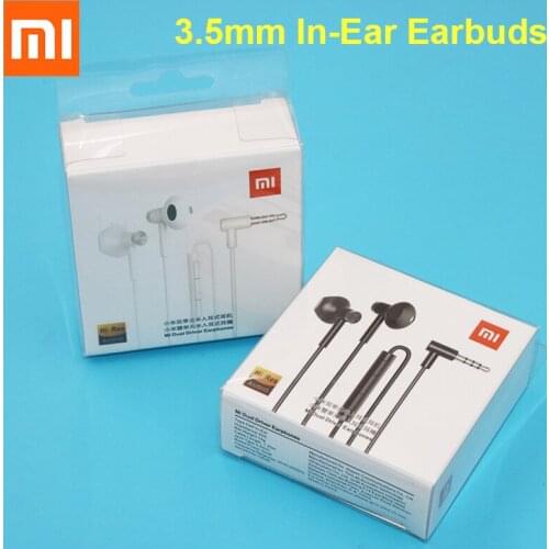 New Xiaomi Redmi Earphone Stereo Bass 3.5mm In-Ear Headset For Xiaomi 9 Samsung Huawei OPPO Mobile Phone Wired Control With Mic