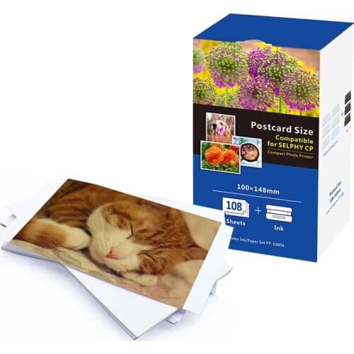 Multiple styles 6 Inch Photo Paper For Canon Selphy CP Series CP800 CP810 CP820 CP900 CP910 CP1200 CP1300 CP1000 Photo Printer