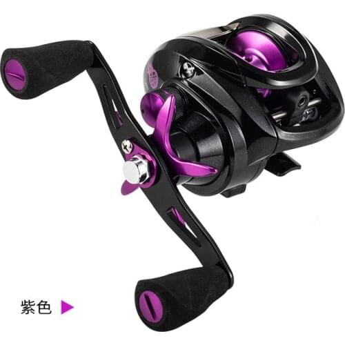 NEW ECOODA Fishing wheel EBS 100R EBS100L CASTING REEL BALL BEARINGS 7+1 GEAR RATIO6.2:1 purple blue green Drag power 6kg