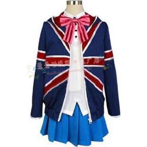 2016 New Arrival Kiniro Mosaic Yellow Mosaic Karen Kujou Cosplay Costume