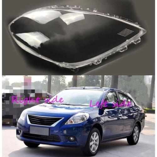 Car Headlamp Lens For Nissan Sunny 2011 2012 Car Headlight cover Headlamp Lens Auto Shell Cover