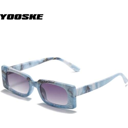 YOOSEK Brand Small Square Sunglasses Women Luxury Design Men Rectangle Sun Glasses Classic Vintage UV400 Outdoor Oculos De Sol