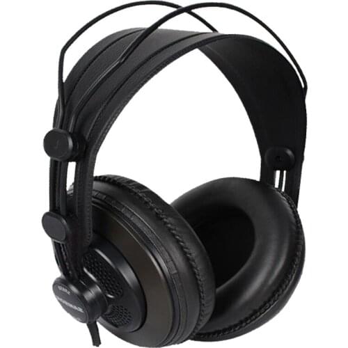 SR850 original headphones, hi-fi monitoring, half opening, recording studio, leather cup, no retail box headphones