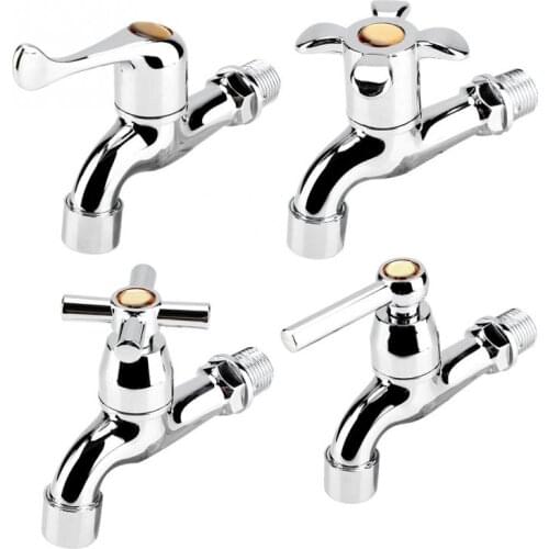 Plastic Washing Machine Faucet Sink Basin Water Tap with Single Spout Handle For Drinking Kitchen Sink Cooking Cleaning