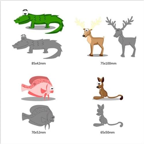 Fish DIY animal pattern Metal Cutting Dies Carbon steel Die Cut Scrapbooking Stencils Paper Card Handicrafts Plate new fashion