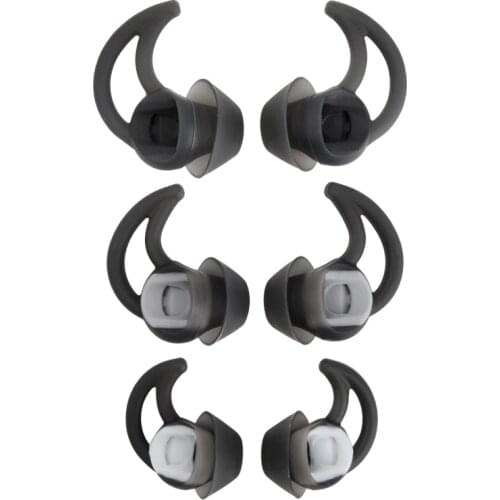 Replacement Earbuds Tips for Bose Soundsport Wileless QC20 QC30 IE2 Sie2i Sport Noise Isolation Silicone In Ear Hooks Covers