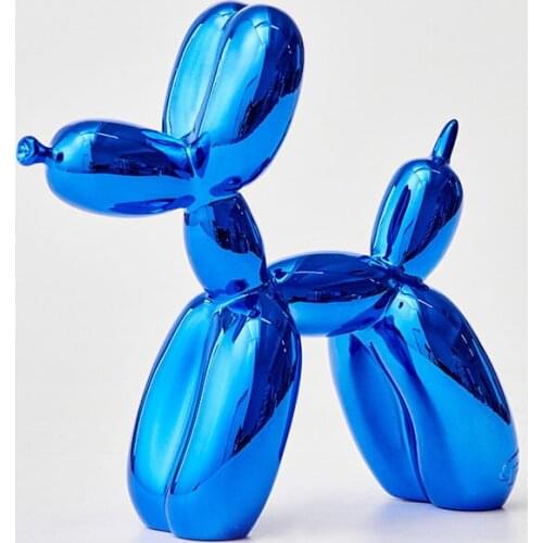 RESIN BALLOON DOG STATUE S SIZE 10CM WEDDING GIFT HOME DECORATION HANDICRAFT STATUE MODERN DECOR