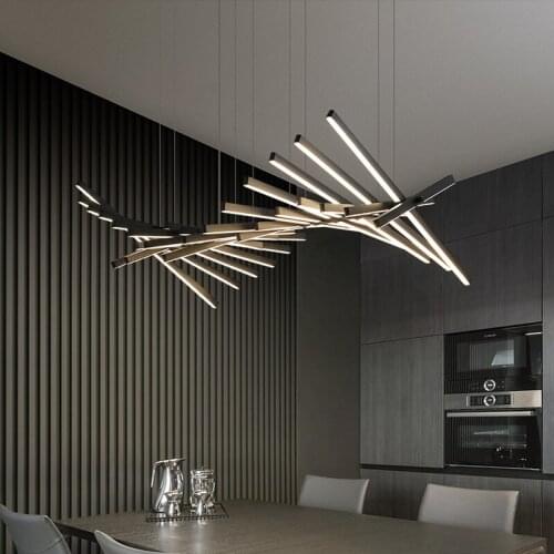 Modern Led Pendant Lights Restaurant Led Pendant Lamp Living Dining Room Decor Drop Hanging Light Fixtures Suspension Luminaire