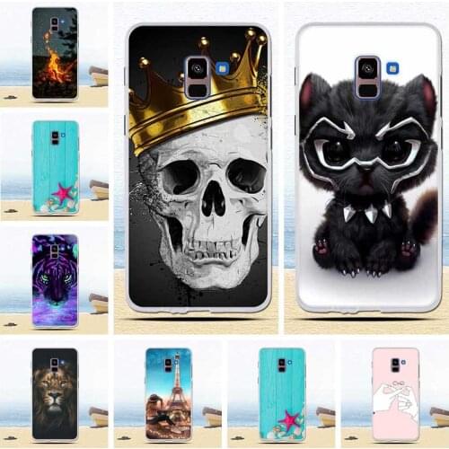 TPU Case For Samsung Galaxy A8+ A8 Plus (2018) A730F Fashion Cartoon Animal Phone Cover For Samsung A8Plus 2018 A730F Cases Capa