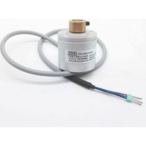 CALT hall-angular-detector angle-position-sensor 10mm shaft P3036-C360-LS24H10 absolute rotary encoder 24v 360 degree