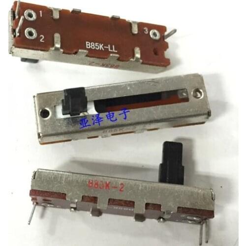 [VK] 3.5cm 35mm sliding potentiometer single B85K mixer volume sliding potentiometer 3 feet switch