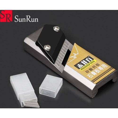 1Set Plasterboard Edge Planing Tool AL001 Dedicated Plane Chamfering Gypsum Board Planer