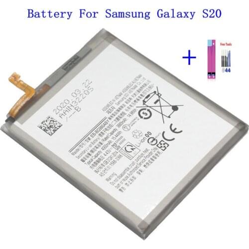 1x 4000mAh /15.44Wh EB-BG980ABY Battery For Samsung Galaxy S20 (Not For S20 Plus / S20 Ultra) Batteries + Repair Tools kit