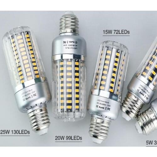 LED Bulb LED Lamp E27 E14 85-265V Aluminum Light Bulbs 25W 20W 15W 10W 5W Ampoule LED Energy Saving Lights for Home