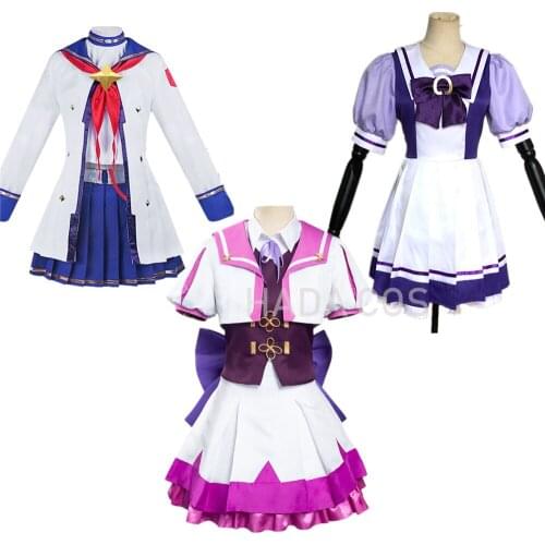 Anime Comic Umamusume Pretty Derby Oguri Cap Cosplay Costumes Special Week COS Clothes Women JK Uniform Top Skirt Bow Halloween