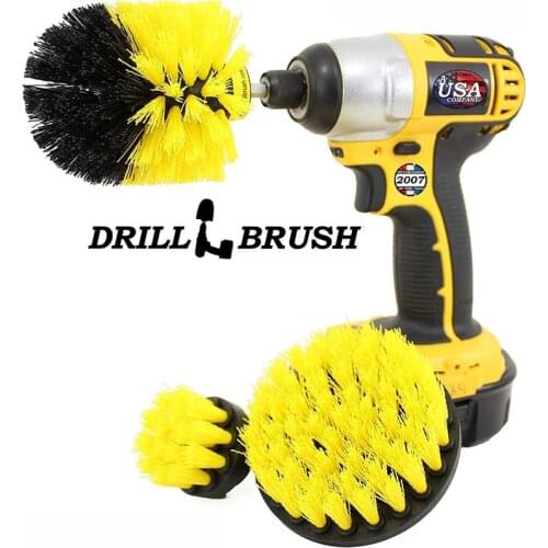 Household Cleaning Electric Drill Brush For Carpet Glass Car Tires Nylon Brushes Power Scrubber Electric Drill Polishing Brush