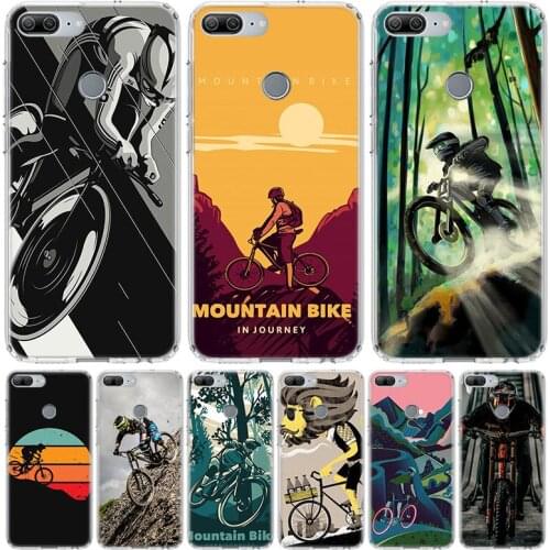 Amazing mountain bike Bicycle MTB Phone Case for Huawei Honor 10 9 20 7A 7X 8A 8S 8X 9X Lite Pro Y5 Y6 Y7 Y9S 2019 10i 20i Coque