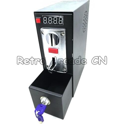 DG600F Coin operated Timer Control box with six kinds coin selector acceptor for washing machine massage chair