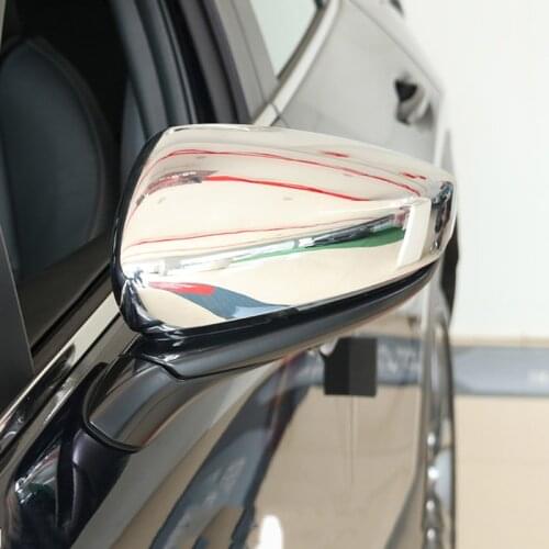 For Mazda CX30 CX-30 2020 2021 Chrome Car Rearview Mirror Cover Trim Sticker Frame Exterior Accessories
