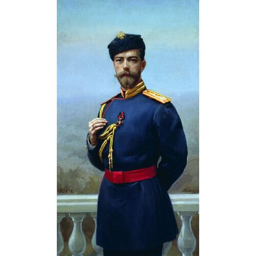 HOT SALE # Emperor of Russia Russian Tsar Alexander-III Grand Duke Alexander Alexandrovich Portrait print painting