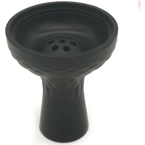 1Pcs Silicone Hookah Bowl With 6 Small Hole Shisha NargileCazoleta Chicha Accessories OEM Wholesale Sheesha Narguile Cachimbas