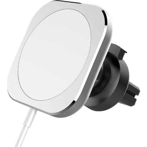 Magnetic Wireless Charger for Apple iPhone12 Mobile Phone Car Magnetic Wireless Charger 15W