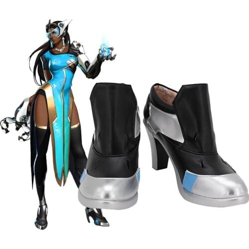 New Symmetra Satya Vaswani boots Cosplay Shoes Custom Made