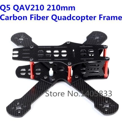 New Q5 QAV210 210mm 210 Full Carbon Fiber FPV Quadcopter Frame Kit