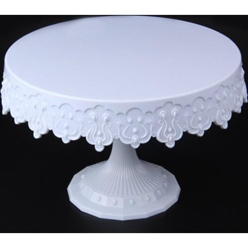 Plastic Cake Stand Round Cake Shelf Rack Holder for Wedding Party Cake Dessert Serving Tools Decoration European Style