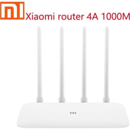 Original xiaomi router 4A1000M version dual-core CPU Gigabit Ethernet port Dual-band AC1200 128MB secure Internet access