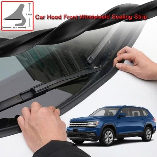 For Volkswagen Atlas 2017-2021 Car Seal Strip Windshied Spoiler Filler Protect Edge Weatherstrip Strips Sticker Auto Accessories