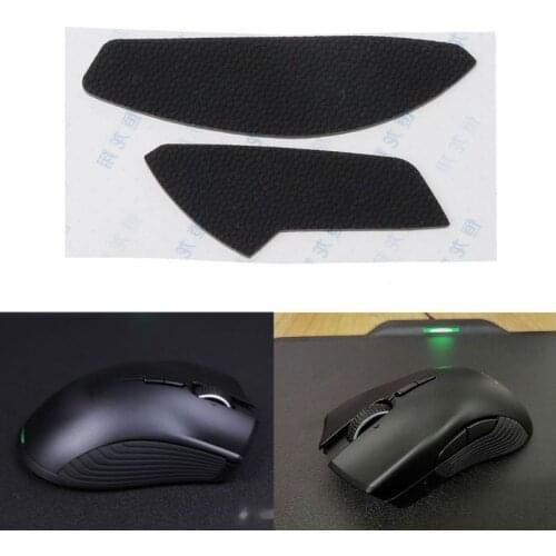 1 Set Mouse Feet Mouse Skates Side Stickers Black Sweat Resistant Pads Anti-slip Tape For Razer Mamba HyperFlux Mouse C26