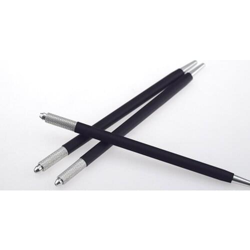 30pcs Microblading Needles Pen Permanent Makeup Eyebrow Lips Embroidery Machine Manual Tattoo Tools for Round Needles