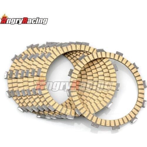 8PCS Paper base Clutch Friction Discs Plates For Yamaha WR250Z YZ250 YZ 250 X WR 450 F YZF 450 R RS RSE X XBB XSE YSS YXS YZ450F
