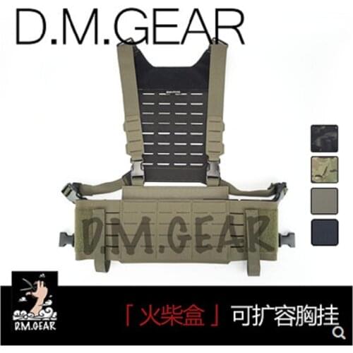 Dmgear original design tactical chest hanging Matchbox with multi forms for expansion