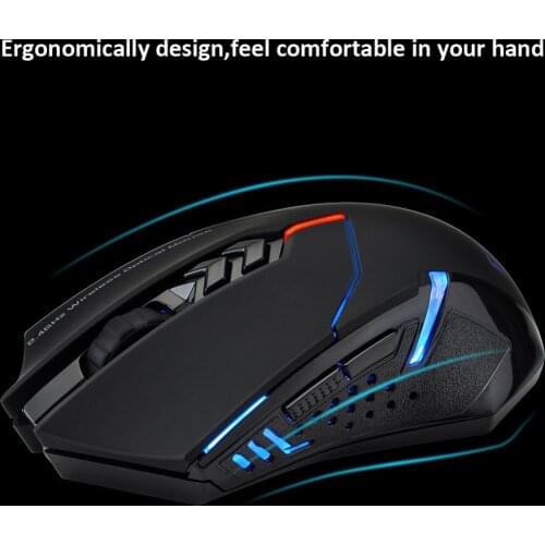 ET X-08 7 buttons 2000DPI Adjustable 2.4G Wireless Professional optical Gaming Mouse Mice for computer laptop PC