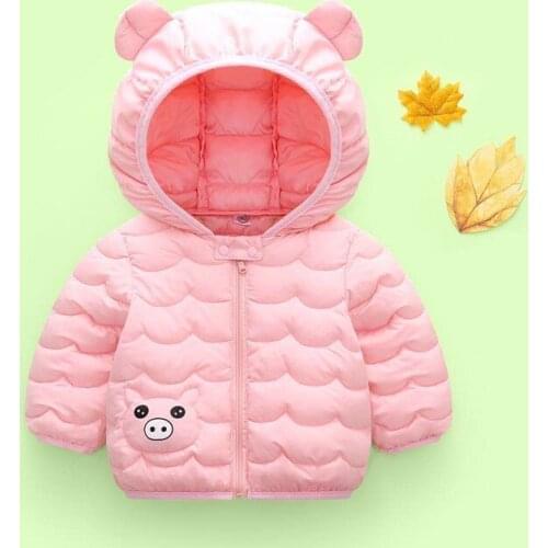 2020 Autumn Winter Warm Jackets For Girls Coats For Boys Jackets Baby Girls Jackets Kids Hooded Outerwear Coat Children Clothes