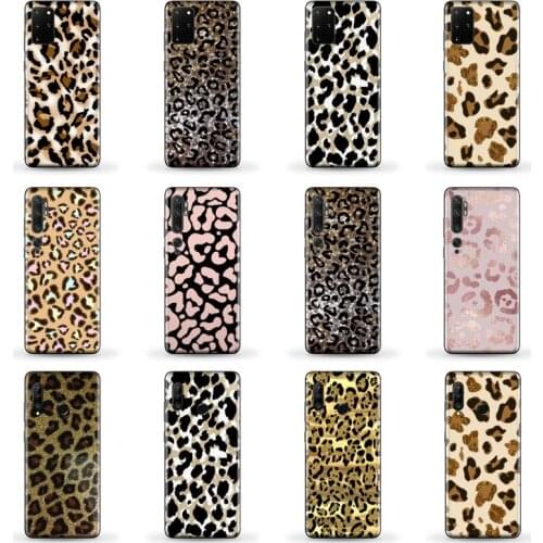 Leopard Sexy Hot Phone Case for SAMSUNG A51 52 50 71 31 21 S ultra 20 fe plus XIAOMI redmi note 10 8 9 pro HUAWEI P 30 40 lite